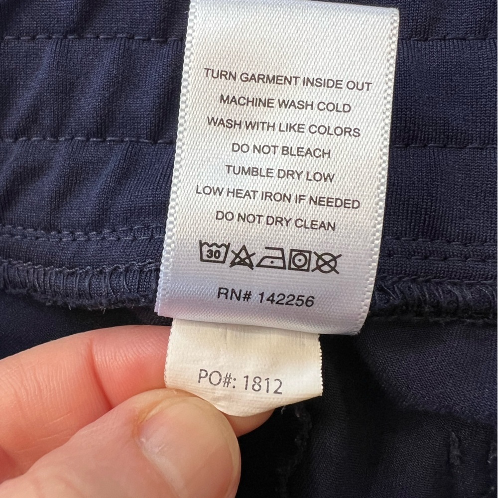 FIGS Zamora Jogger Scrub Pants in Navy Blue, Size Small - Picture 8 of 9